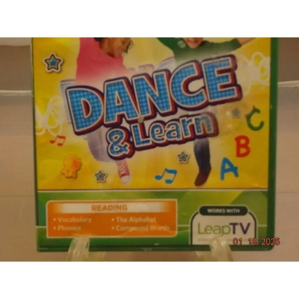 Leap Frog Leap‎ TV Dance & Learn Reading 4-7 Years Educational Active Video Game